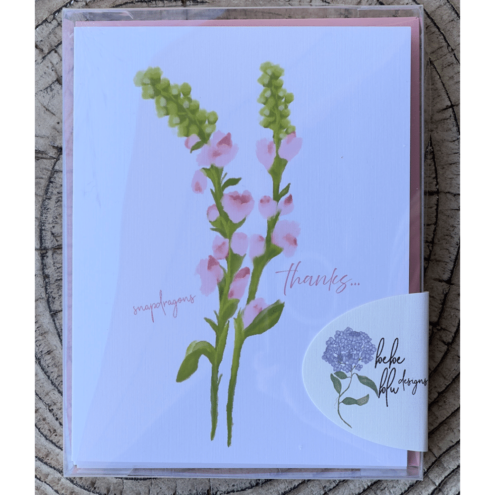 snapdragon note card box