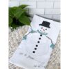 snowman flour sack towel