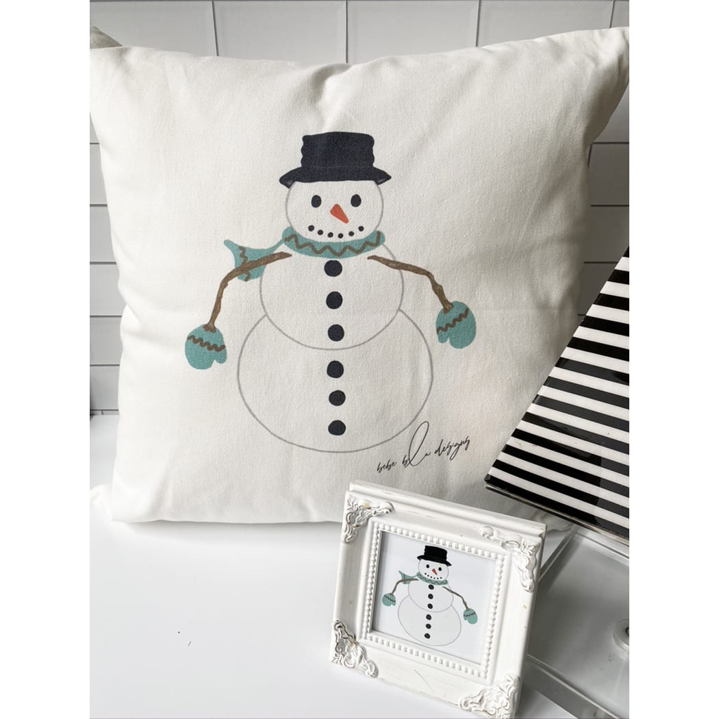 Snowman Pillow BeBeBlu Designs