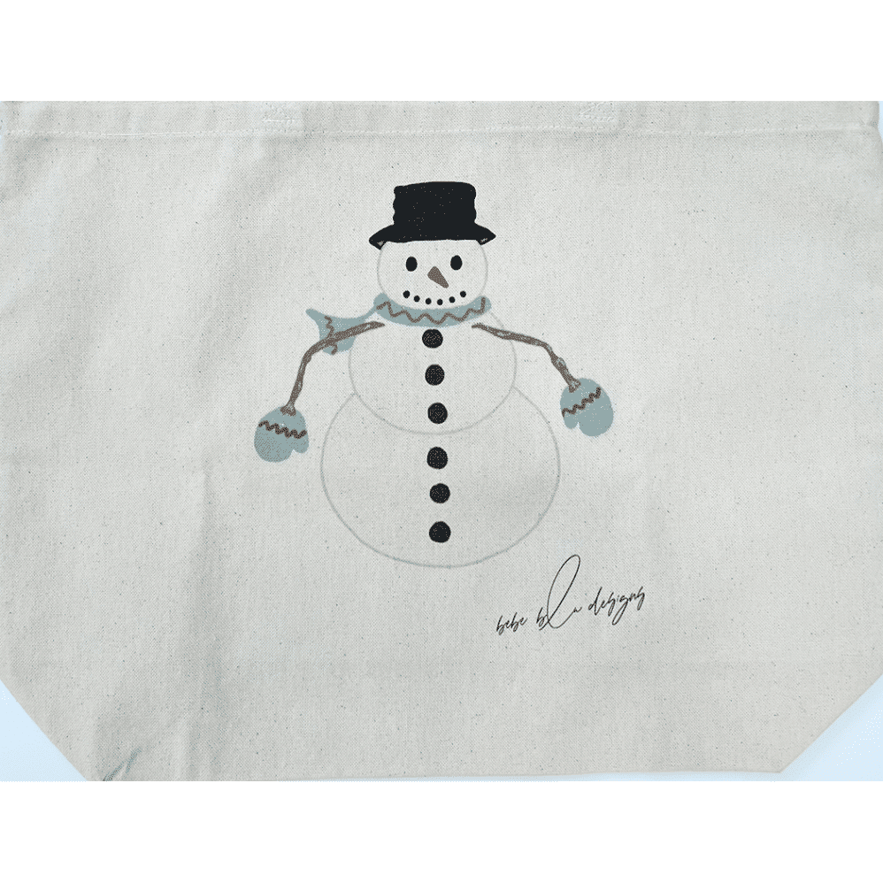 snowman tote