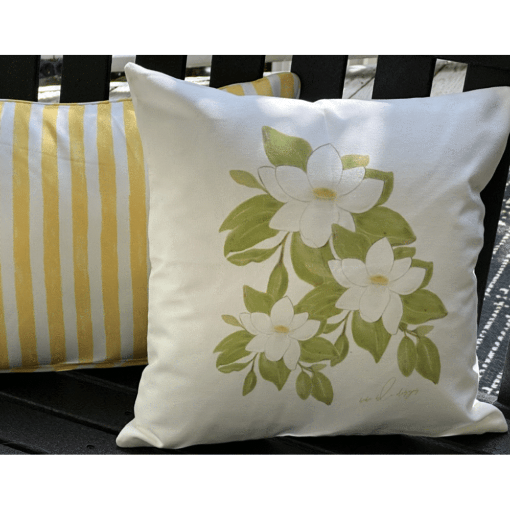 sweet magnolia pillow