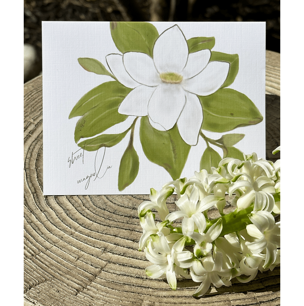 sweet magnolia note card