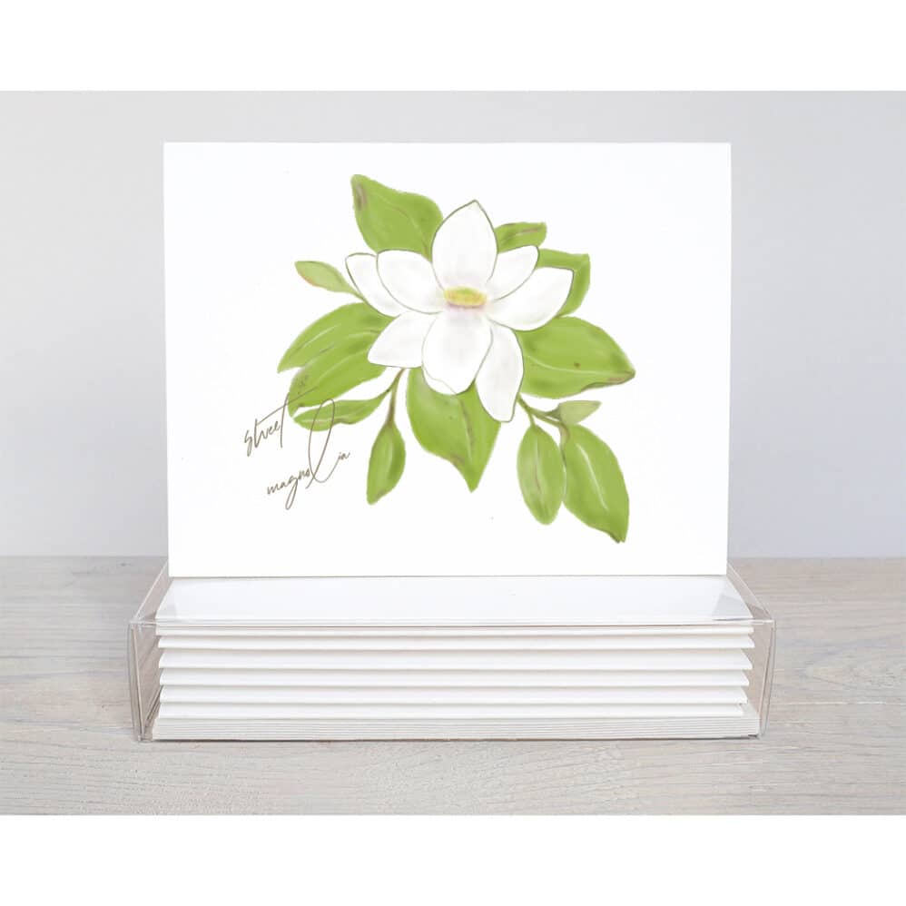 sweet magnolia note card