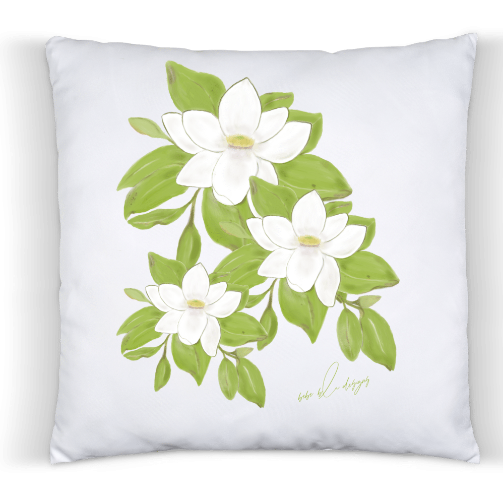 sweet magnolia pillow