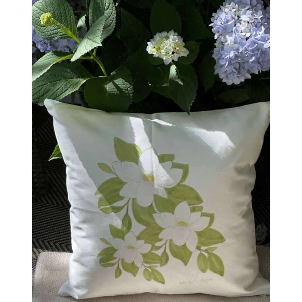 sweet magnolia pillow