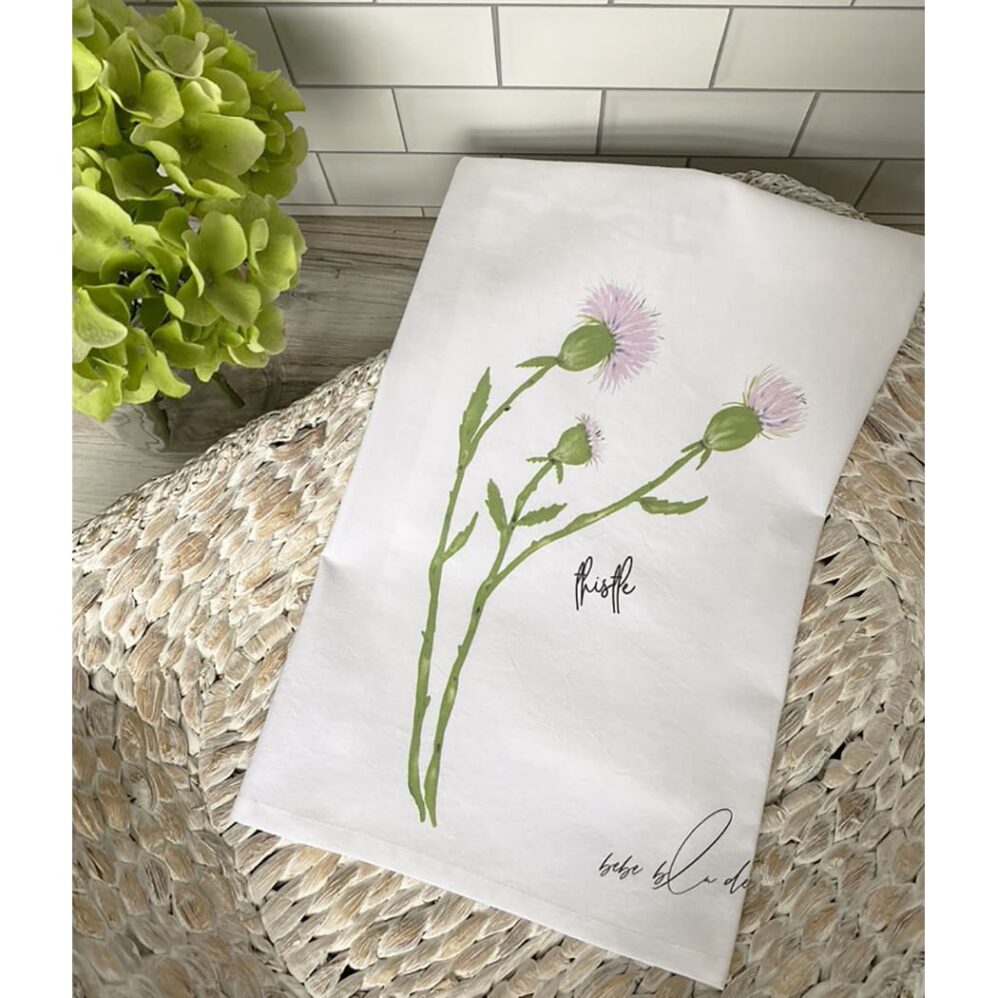 thistle flour sack towel