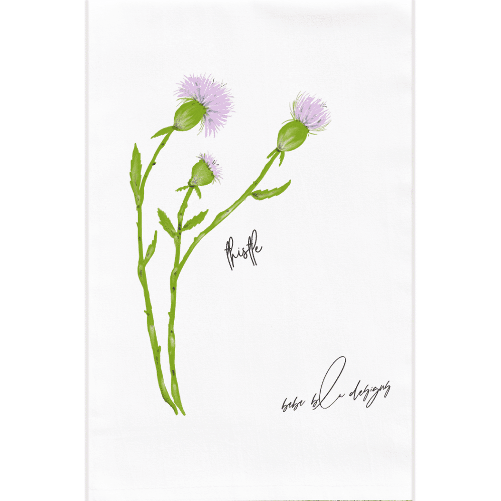 thistle flour sack towel