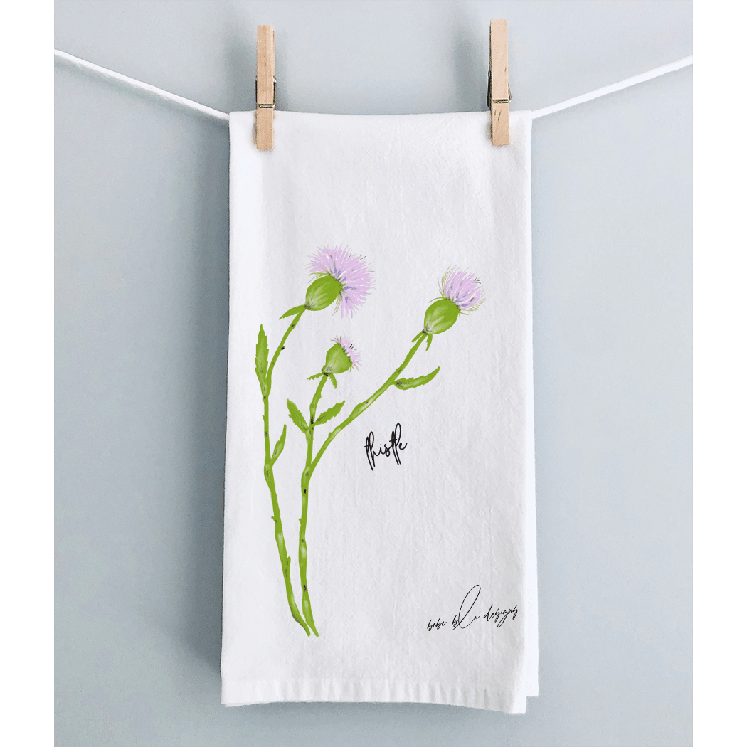 thistle flour sack towel copy