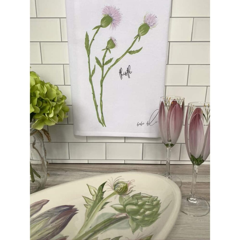 Thistle Flour Sack Towel