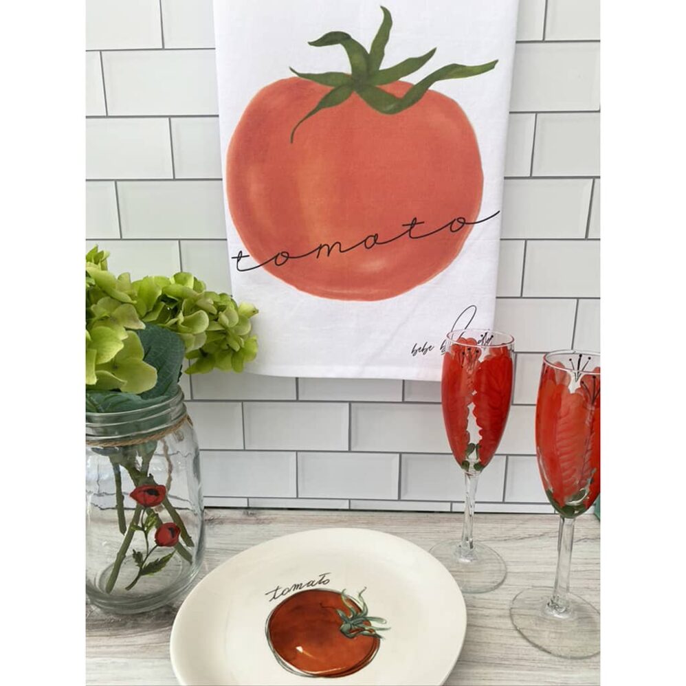 tomato flour sack towel