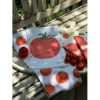 tomato flour sack towel with tomatoes