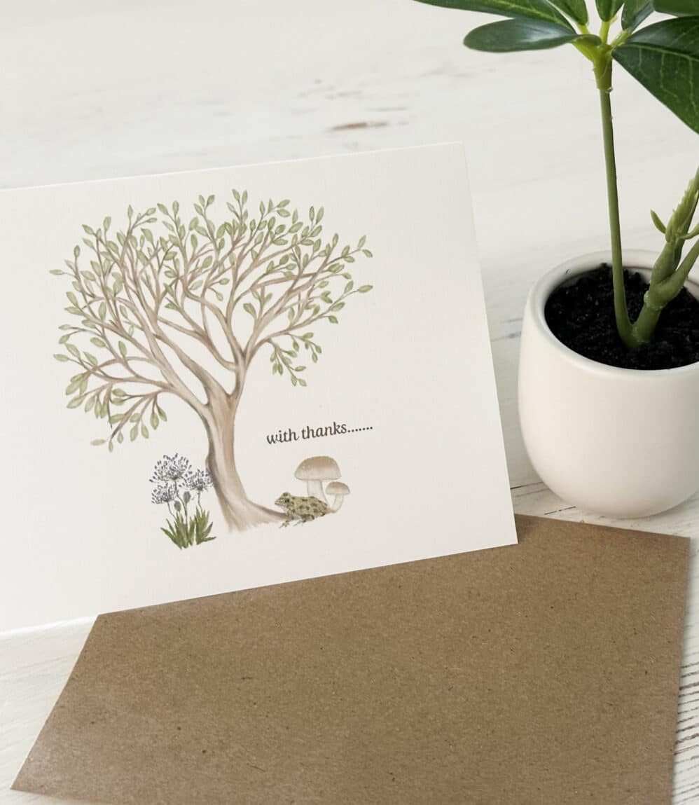 tree thank you note