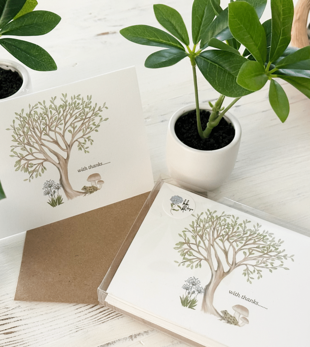 tree thank you notes