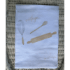 vintage rolling pin basket