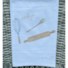 vintage rolling pin flour sack