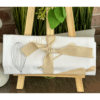 vintage rolling pin wrapped outside