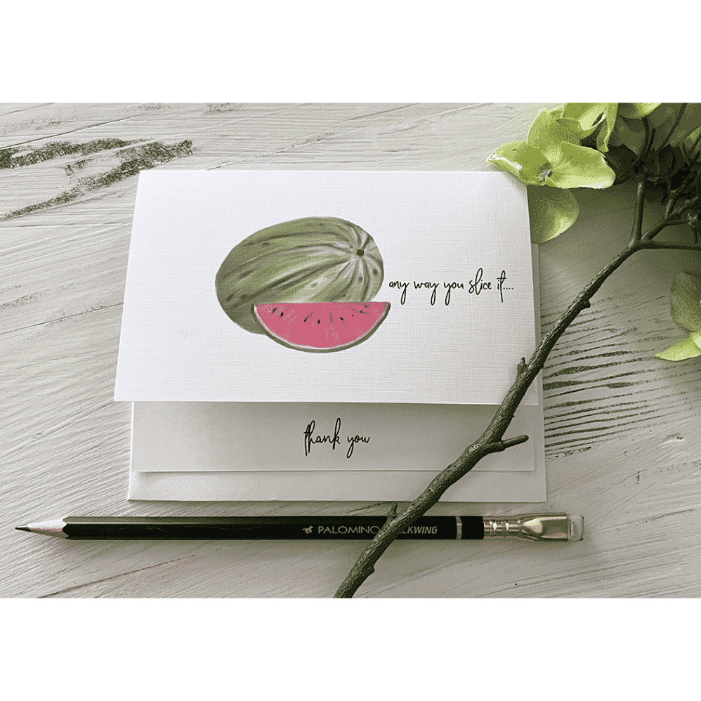 watermelon thank you notes