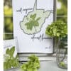 west virginia flour sack towel