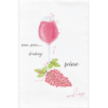 wine wine drinking wine flour sack towel