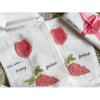 wine wine drinking wine flour sack towel 4