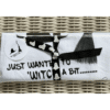 witch a bit flour sack towel wrapped