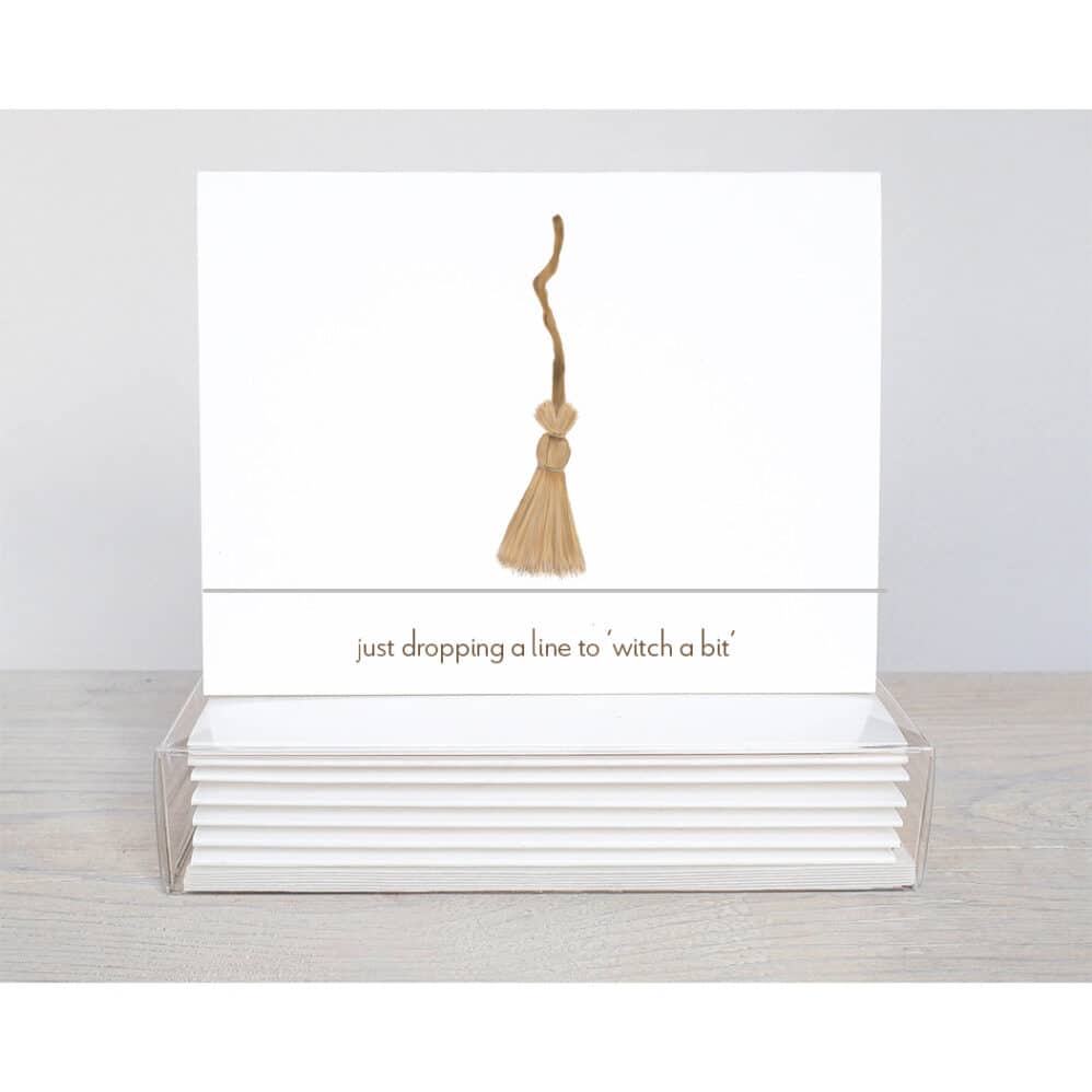 witch a bit note cards